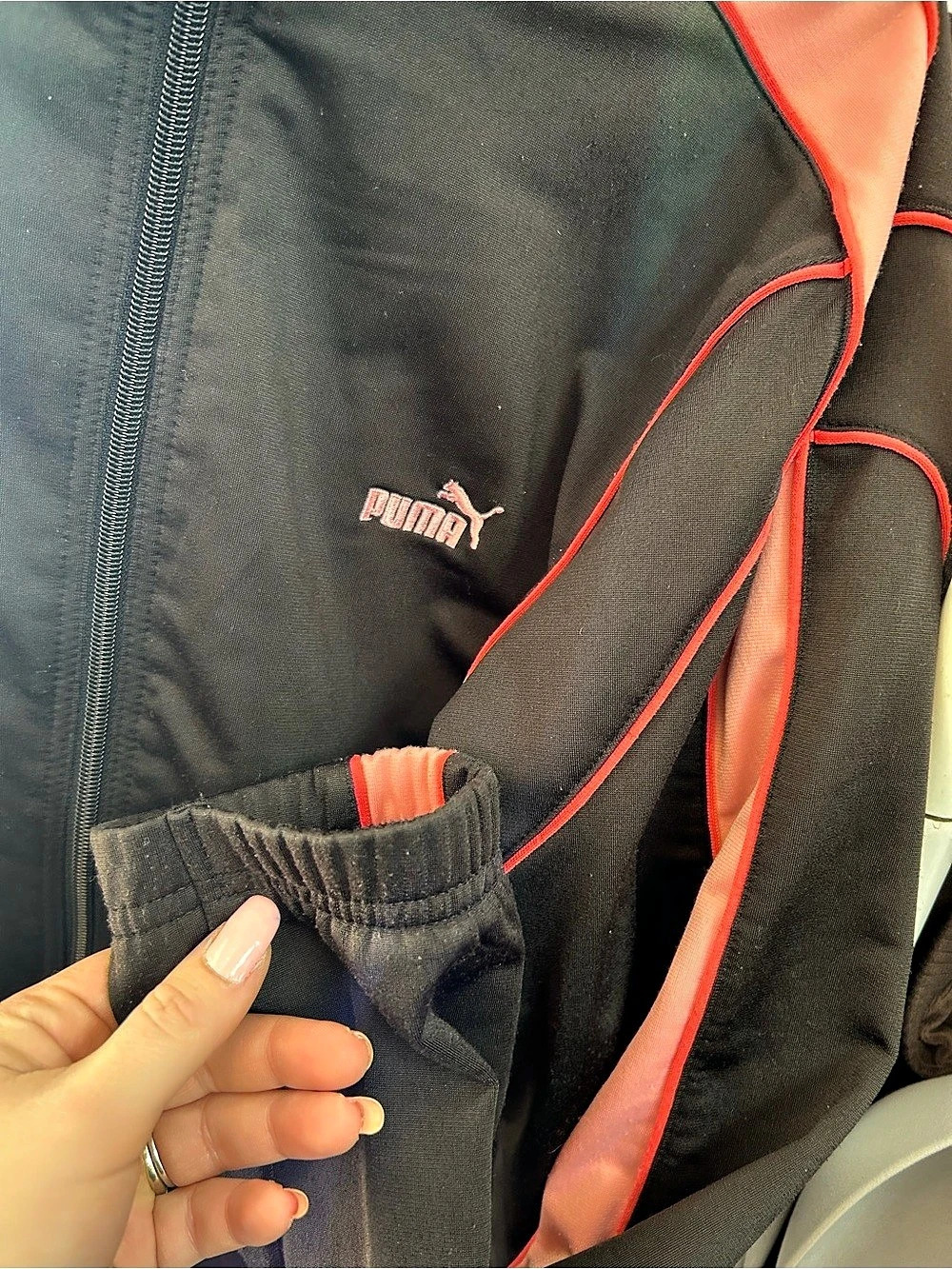 Puma Color Block Track Jacket Size Medium - Picture 6 of 6